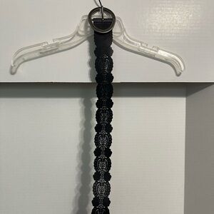 Coldwater Creek Brown leather Belt Accessory gold buckle 2 xl